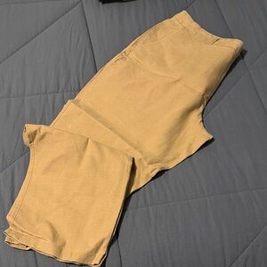 Tasso Island 100% Linen Tan Pants (34x30)